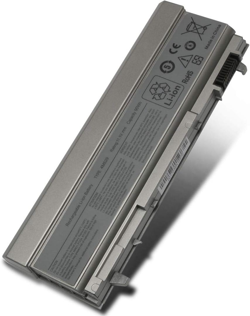 SOLICE New E6400 Battery for Dell Latitude E6510 Precision M2400 M4400, fits P/N: F8TTW PT434 PT437 KY266 FU274 FU571 MN632 MP303 MP307 W1193 KY477[11.1V 90Wh]