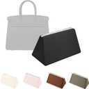 KINGS IN BAG Purse Pillow for Birkin 40, Smooth Satin Fabric & Memory Foam Inner, Durable & Lightweight Structure Support (Black, BK40)