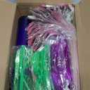 148 PCS Glow in the Dark Party Supplies, 16 Fiber Optic Wands, 14 LED Glasses, 100 Glow Sticks and 18 LED Hair Clips Fiber Optic for Neon Party, Wedding, Birthday, Concert, New Year