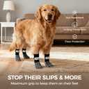 6 PCS Non-Slip Dog Socks to Prevent Licking Paws, Double Sides Grip Dog Socks for Hardwood Floors, Traction Control & Paw Protectors for Small Medium Large Senior Dogs - Size XL