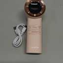 MUXNW Mini Face Fan For Skincare: Portable Small Pocket Handheld Personal Rechargeable Battery Operated USB Charger Keep Your Makeup For Travel Beach (Pink)