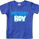 Birthday boy Shirt Boys Outfit Toddler Baby tee 1st 2nd 3 Year Old 4th Kids 5th 6th 7th 8th, 18M