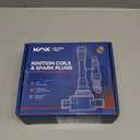 KAX 4-Pack Ignition Coils and Double Iridium Spark Plug Set for Jeep Cherokee 2014-2022 2.4L, Compass 2018-2022, Renegade 2015-2021 2.4L, Chrysler 200, Dodge Dart, Ram ProMaster City, Fiat 500X, UF751