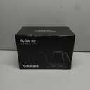 Gooseneck Electric Kettle with 1 Temperature Control for Pour Over Coffee & Tea, Quick Heating, BPA-Free Stainless Steel, Built-in Brew Timer, 1500W/0.9L (Ebony Black)