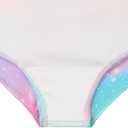 Idgreatim Girls Gymnastic Leotard Ballet Dance Dress Outfit with Removable Skirt Hair Scrunchie Combo 4-11 Years (6-7 Years, Green Pink)