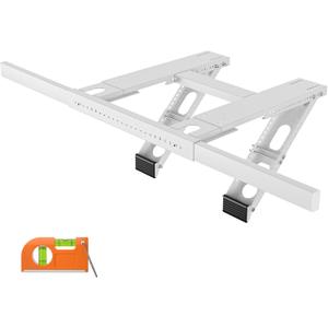 LuckIn No Drill Window AC Support Bracket, Fits Single & Double-Hung Windows, Holds up to 220lbs, for 5,000-24,000 BTU Units, Heavy Duty & Adjustable