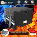 Deluxe Pro Large Next of Kin Box Organizer with 50-Page Family Document Guide, Fireproof Foldable File Organizer with Combination Lock, 10 Hanging Files and 115 Category Labels (15.7"L12.2"W10.6"H)