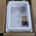 Undermount Kitchen Sink White 27 x 19 Inch,10" High Top Mount Fireclay Sink Drop In Single Bowl, Dual Mount, with Accessory 2 Types, Pure White, for Kitchen & Laundry