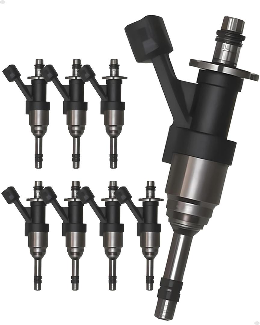 8-Pack Fuel Injector Compatible with 2014-2022 6.2L V8 Chevrolet Silverado 1500/2500/3500, Express 2500/3500, Suburban, Tahoe, GMC Sierra 1500/2500/3500, Savana 2500/3500, Yukon XL for 12668393