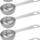 5PCS 1tbsp (3tsp, 15ml, 1/2oz) Single Measuring Spoon, Stainless Steel Individual Teaspoons Only