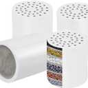 NearMoon 15 - Stage Replacement Cartridge Universal High Output Shower Filter with VC, Reduce Hard Water, Heavy Metal Impurity, Improve Skin & Hair, Fit Any Similar Filter (4 pack)