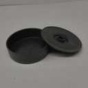 Restaurantware 8.5 x 2.3 Inch Tortilla Warmer 1 Microwavable Tortilla Holder - Lid Included Insulated Gray Plastic Tortilla Keeper Tortilla Server For Homes and Restaurants Durable