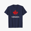 Vintage Retro Canadian Maple Leaf Canada Flag T-Shirt Size L