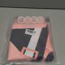 Cute Halloween Fabric Shower Curtain Aesthetic Funky Bathroom Decorations, Pink Trendy Scary Jack Pumpkins Bats Witch Hats Gothic Halloween Fall Girls Kids Shower Curtain Set with Hooks