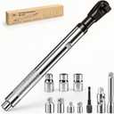 1/2" Offset Extension Wrench ImpactImpact Ratchet Extension | for Electric & Impact Tools High-Torque Socket Adapter with 3/8" & 1/4" Extensions for Tight Spaces