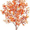 Nearly Natural 9ft Autumn Oak Artificial Fall Tree in Black Nursery Pot
Indoor-Only Faux Tree, Red, Orange, Yellow Leaves, Bendable Branches, Fall Decor Thanksgiving Decorations, 108"Hx48"Wx48"D