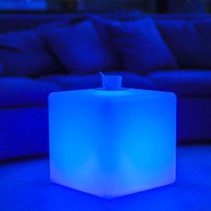 LOFTEK 20-inch LED Cube Lights: Rechargeable RGB Colors Changing Light with Remote Control, IP65 Waterproof LED Furniture Cube Chair Table Night Lighting for Home Outdoor Pool Bar Party Dcor