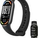 XIAOMI Mi Smart Watch Band 10, 5ATM Waterproof Fitness Step Tracker Sports Digital Smart Watch Health Band for Men Women, 1.72" AMOLED Display, 150+ Sports Modes 24/7 Sleep Monitor (Black)
