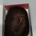 Matriarchs Hair Toppers For Women Real Human Hair,12inch Wispy Clip In Bangs Toppers Hair Pieces For Women With Thinning Crown, 360°3D Cover Realistic Scalp Line Hairpieces (Chestnut Brown)