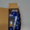 33ct Christmas Ball Ornaments with Lights, Christmas Decorations 8.2 Ft 100 LEDs Globe Ball Lights Outdoor Indoor for Tree urn Filler Flower Nursery Party Garden Yard Gazebo Decor Blue