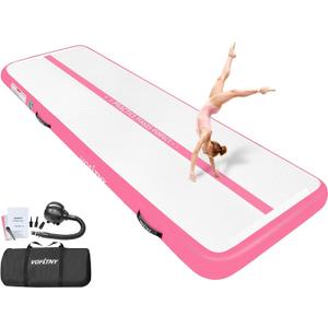 VOFiTNY Inflatable Gymnastics Mat 20ft x 3.3ft Air Tumbling Mats