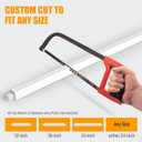 24 Inch Replacement Towel Bar for Ceramic Holder - Cut to Fit Any Size, Spring Loaded Adjustable Plastic Towel Rod for Porcelain Holders, No Demolition Installation, Rental & Vintage Bathroom Friendly