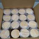SHOWIN Thick Candle Jars for Making Candles 16 Pcs, 4 OZ Empty Jars with Wood Lids for Candle Making, Sample Container - Dishwasher Safe,Clear
