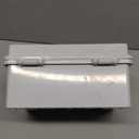 Waterproof Electrical Box Dustproof Junction Box Weatherproof IP67 ABS Plastic Enclosure Switch Router Project Box with Mounting Plate with Wall Bracket 2 Cable Glands Grey 11.8"x7.9"x6.7"