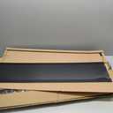 uxcell 2pcs Door Kick Plate, 8 x 34 Inches Aluminum Kick Plate Door Plate, 1.5mm (1/16 Inch) Thickness, for Exterior Front Door or Back Door, Black