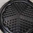 Mueller Heart 5 Waffle Maker, Waffle Iron, Adjustable Browning Control & Nonstick, Cool Touch Handle, Easy to Clean, Small Kitchen Appliances