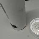 Travel Electric Kettle Portable Small Mini Tea Coffee Kettle Water Boiler, Water Heater with 4 Temperature Control,304 Stainless Steel with Auto Shut-Off & Boil Dry Protection, BPA-Free (White)