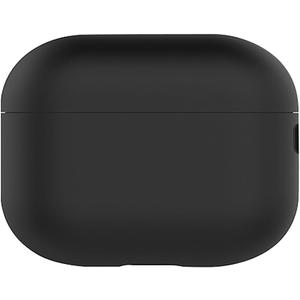 2022 Silicone Case Compatible with Airpods Pro 2 Ultrathin 1.5mm Thick Protective Cover Front LED Visible (Black)