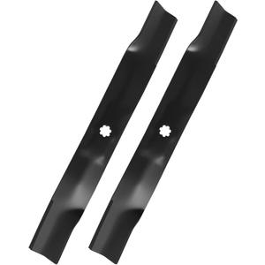 AM141034 Mower Blade Compatible with John Dee re D110 X300 X304 LA120 LT160 SST15 Z225, Heavy Duty Blade for 42" Mower Deck,High Lift Bagging Blades Replace AM141034 M154062 AM137329 (2 Pack)