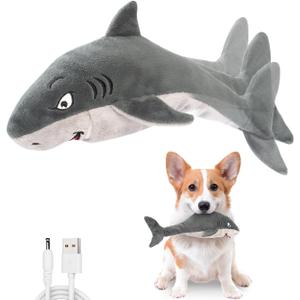 Interactive Dog Toys,Flopping Fish Dog Toys for Large/Medium/Small Dogs,Squeaky Plush Dog/Puppy Toys,Touch Activated