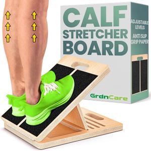 Calf Stretcher  Wooden Portable Slant Board for Calf Stretching  Adjustable Incline Board Physical Therapy Equipment with Reducing Injury Risk and Improving Foot, Leg & Ankle Mobility Calf Stretcher  Wooden Portable Slant Board for Calf Stretching  Adjustable Incline Board Physical Therapy Equipment with Reducing Injury Risk and Improving Foot, Leg & Ankle Mobility