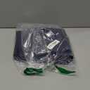 LUSHVIDA Rectangle Outdoor Tablecloth with Umbrella Hole and Zipper, 60x120 Inch Navy, Washable Waterproof Table Cloth Spill Proof Wrinkle Free Table Cover for Patio Spring Summer Picnic BBQS