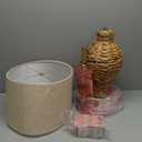 JONATHAN Y Elicia Farmhouse 31" Water Hyacinth Table Lamp, Natural