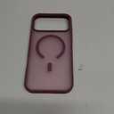 SUPFINE Magnetic for iPhone 17 Pro Max Case (Compatible with MagSafe)(Military Grade Drop Protection) Translucent Matte Shockproof with Anti-Fingerprint Phone Cover 2025, Red