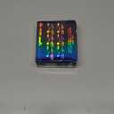 Mini Rc Truck, 1:64 Scale Monster Truck Remote Control Car with Lights, 2.4Ghz Mini Alloy Remote Control, Speed/Steering Adjustable (Orange)