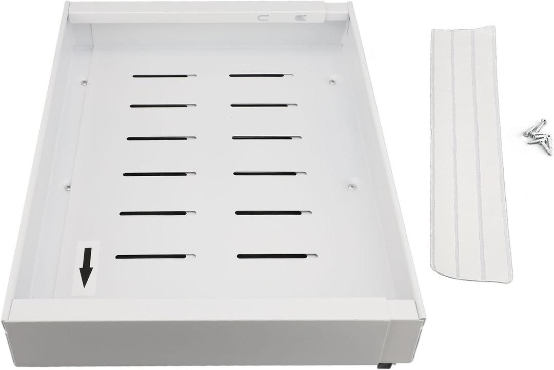 Expandable Pull Out Cabinet, Carbon Steel Slide Out Drawer for Cabinets, Width from 124. to 2047. Inches with 4 Removable Dividers, No Drill Installation