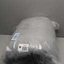 Washable Dog Bed for Large Dog, XL Crate Bed Plush Pet Kennel Pad with Non-Slip Bottom, Pet Sleeping Mat, 41x27 inch, Light Gray (Grey)