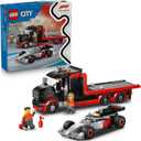 LEGO City F1 Display Truck with Audi F1 Race Car - Building Toy for Boys & Girls, Ages 7+ - F1 Car Toy for Pretend Play - Gift for Birthdays - 60493