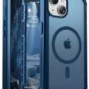 jaroco Magnetic for iPhone 14 Case, [Compatible with MagSafe][Military Grade Drop Protection][Heavy Duty Protection][Non-Slip][Shockproof] 2-Layer Durable Bumper Phone Case 6.1''-Deep Blue