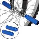 Bike Pegs 4Pcs Aluminum Alloy Anti-Skid Lead Foot Bicycle Pegs 3/8 inch Axles