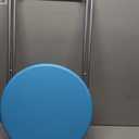 TV Tray Table, Folding TV Trays Set Table on Couch, Round&Blue, 2 PCS