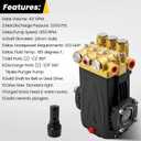 TSS1511 TS1511 Pressure Washer Triplex Pump Fit For General Pump | 3500 PSI 4.0 GPM 1450 RPM 24mm Solid Shaft