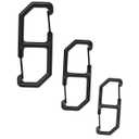 Apex by Minute Key 3 - Pack 3-Inches Double Wire Carabiner