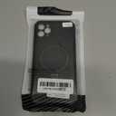 Liquid Silicone Case for iPhone 11 pro MAX with Magnetic Ring Stand, Upgraded Camera Lens Protection, Mil-Grade Drop Shockproof, Anti-Scratch Microfiber Lining Silicone Case (Black)