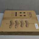 Corner Shower Caddy Tension Pole: 4tier adjustable Rustproof Bathroom Organizer Shelves - Bathtub shampoo rack 43.5-120 inch (Silver)