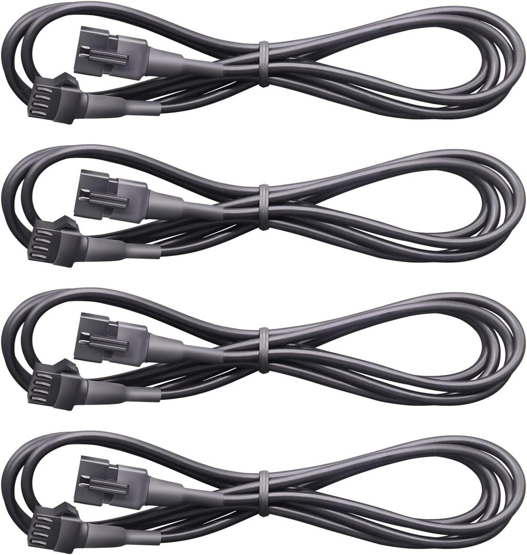 LED Rock Light Extension Wire 4 PCS,47 Inch 4 Pin LED Extension Cable,Neon Accent Kits RGB LED Light Extension Cable for Trucks ATV UTV